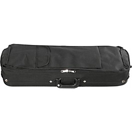 Bobelock Hill Style ... Bobelock Hill Style Professional Oblong Suspension Violin Case 4/4 Size Black Exterior, Wine Interior