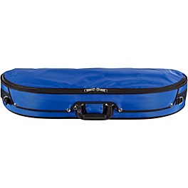 Bobelock Puffy Style... Bobelock Puffy Style Half-Moon Woodshell Suspension Violin Case 4/4 Size Blue Exterior, Gray Interior