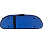 Bobelock Puffy Style Half-Moon Woodshell Suspension Violin Case 4/4 Size Blue Exterior, Gray Interior