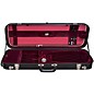 Bobelock Fiberglass Oblong Suspension Violin Case 4/4 Size Black Exterior, Wine Interior thumbnail