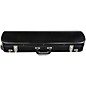 Bobelock Fiberglass Oblong Suspension Violin Case 4/4 Size Black Exterior, Wine Interior