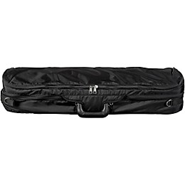 Bobelock Fiberglass Oblong Suspension Violin Case 4/4 Size Ivory Exterior, Blue Interior