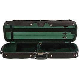 Bobelock Economy Student Ob... Bobelock Economy Student Oblong Suspension Violin Case 4/4 Size Black Exterior, Green Interior