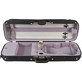 Bobelock Economy Student Obl... Bobelock Economy Student Oblong Suspension Violin Case 4/4 Size Black Exterior, Gray Interior