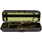 Bobelock Corregidor Professional Oblong Suspension Violin Case 4/4 Size Black Exterior, Green Interior thumbnail