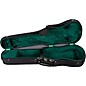 Bobelock Slim Shaped Woodshell Suspension Violin Case 4/4 Size Black Exterior, Green Interior thumbnail