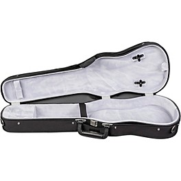 Bobelock Slim Shaped Woodshell Violin Ca... Bobelock Slim Shaped Woodshell Violin Case 4/4 Size Black Exterior, Gray Interior