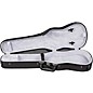 Bobelock Slim Shaped Woodshell Violin Case 1/2 Size Black Exterior, Gray Interior thumbnail