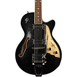 Duesenberg USA Starplayer TV Semi-Hollow Electric Guitar Black Sparkle