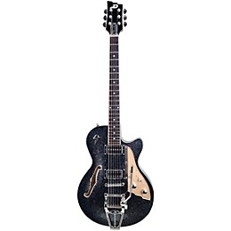 Duesenberg USA Starplayer TV Semi-Hollow Electric Guitar Black Sparkle