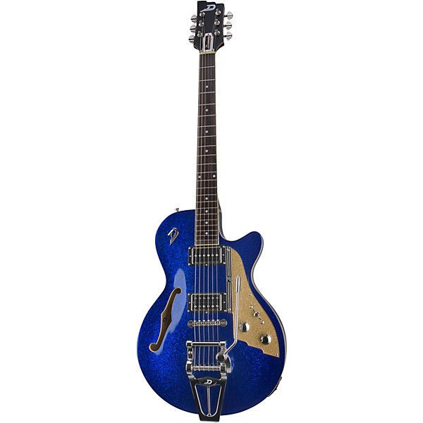 Duesenberg USA Starplayer TV Semi-Hollow Electric Guitar Blue Sparkle