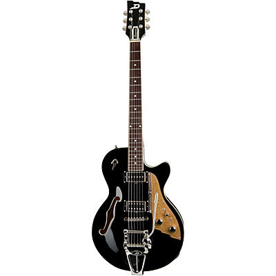 Duesenberg Usa Starplayer Tv Semi-Hollow Electric Guitar Black for sale