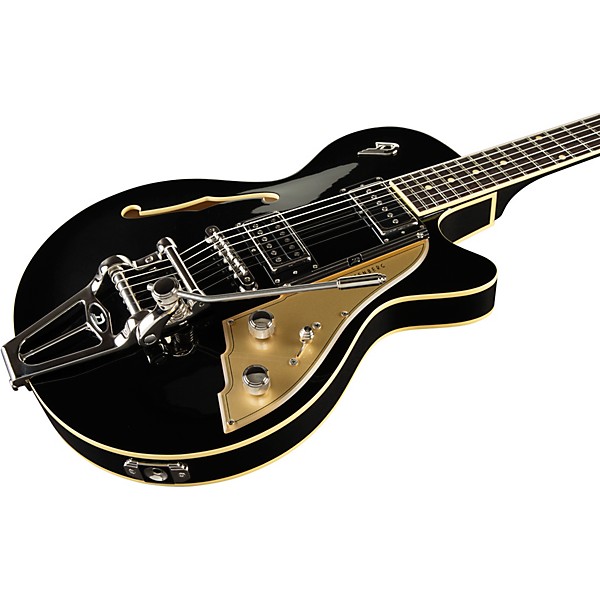 Duesenberg USA Starplayer TV Semi-Hollow Electric Guitar Black