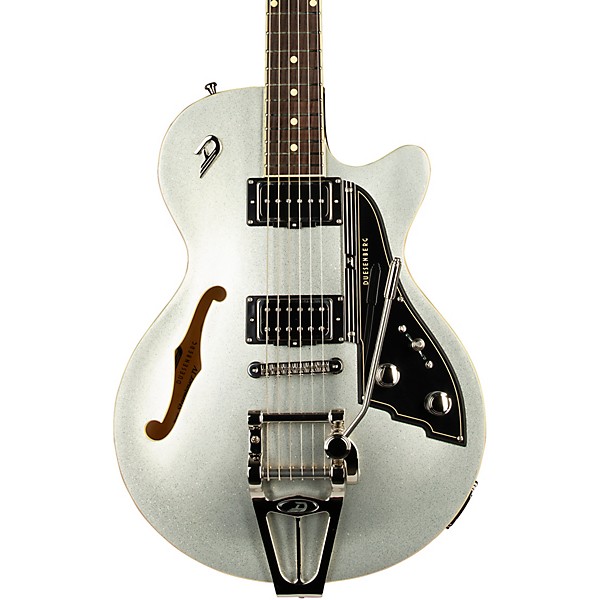 Duesenberg USA Starplayer TV Semi-Hollow Electric Guitar Silver Sparkle
