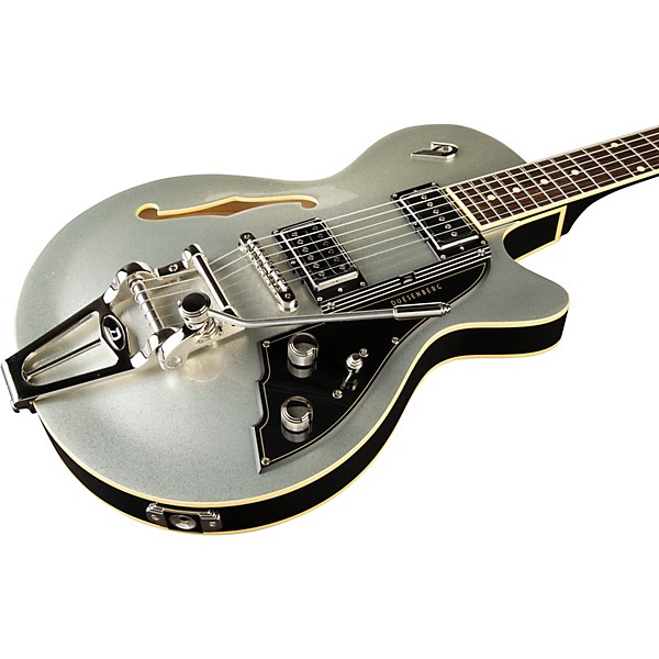 Duesenberg USA Starplayer TV Semi-Hollow Electric Guitar Silver Sparkle