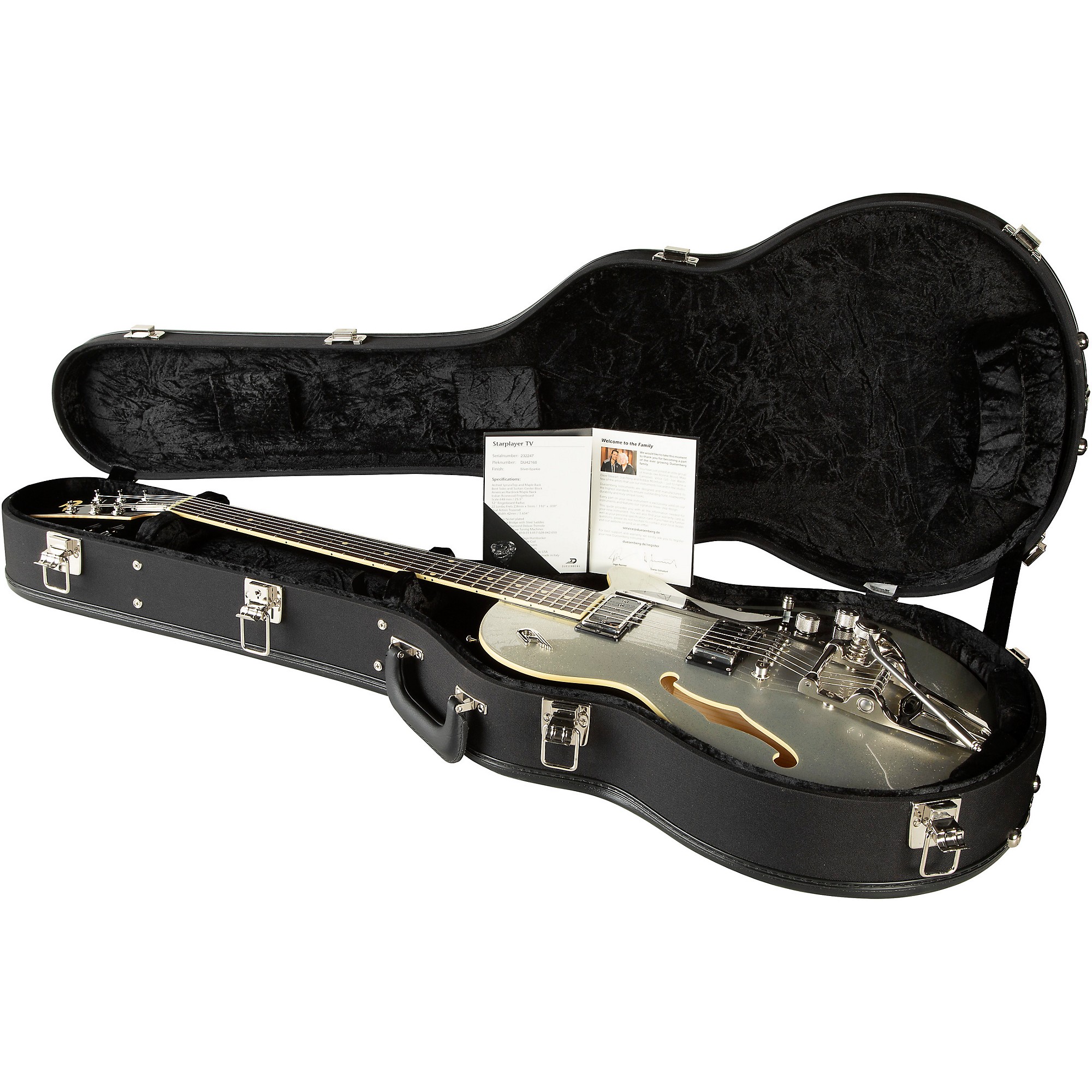 Platinum Duesenberg USA Starplayer TV Semi-Hollow Electric Guitar