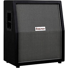 Friedman Vertic... Friedman Vertical 212 2x12" Rear-Ported Closed-Back Slant Cabinet - 2 x Vintage 30 Loaded Black and Silver