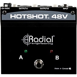 Radial Engineering HotShot 48V Condenser Microphone Switcher