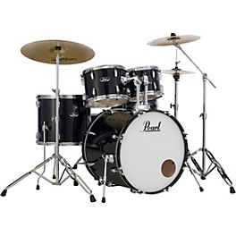 Pearl Roadshow 5-Piece Drum Set With... Pearl Roadshow 5-Piece Drum Set With Hardware and Zildjian Planet Z Cymbals Jet Black