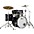 Pearl Roadshow 5-Piece Drum Set With... Pearl Roadshow 5-Piece Drum Set With Hardware and Zildjian Planet Z Cymbals Jet Black