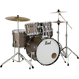 Pearl Roadshow 5-Piece Drum Set With Hardware and Zildjian Planet Z Cymbals Bronze Metallic