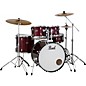 Pearl Roadshow 5-Piece Drum Set With Hardware and Zildjian Planet Z Cymbals Red Wine thumbnail