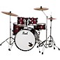 Pearl Roadshow 5-Piece Drum Set With Hardware and Zildjian Planet Z Cymbals Red Wine