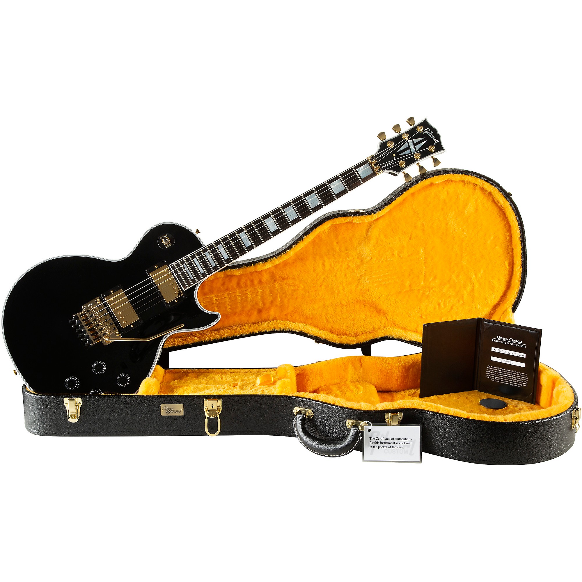 Platinum Gibson Custom Les Paul Axcess Custom Floyd Rose Electric