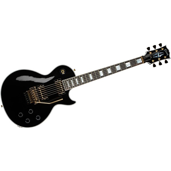 Gibson Custom Les Paul Axcess Custom Floyd Rose Electric Guitar Ebony