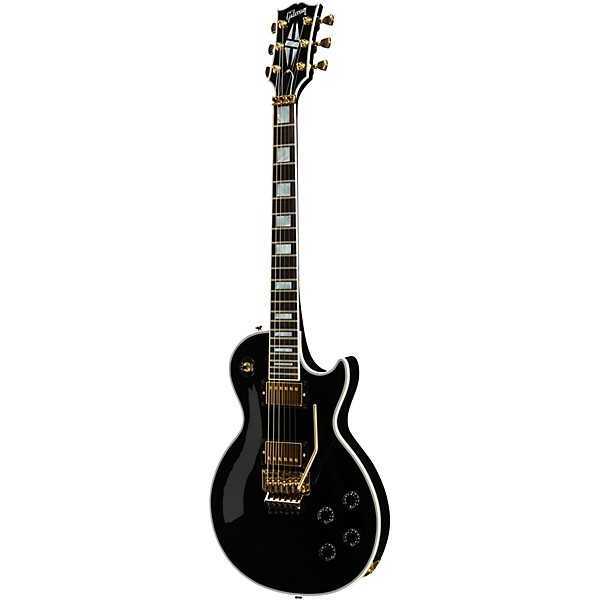 Gibson Custom Les Paul Axcess Custom Floyd Rose Electric Guitar Ebony