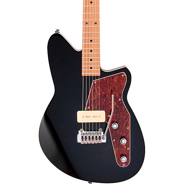 Reverend Matt West Signature Roasted Maple Fingerboard Electric Guitar Midnight Black