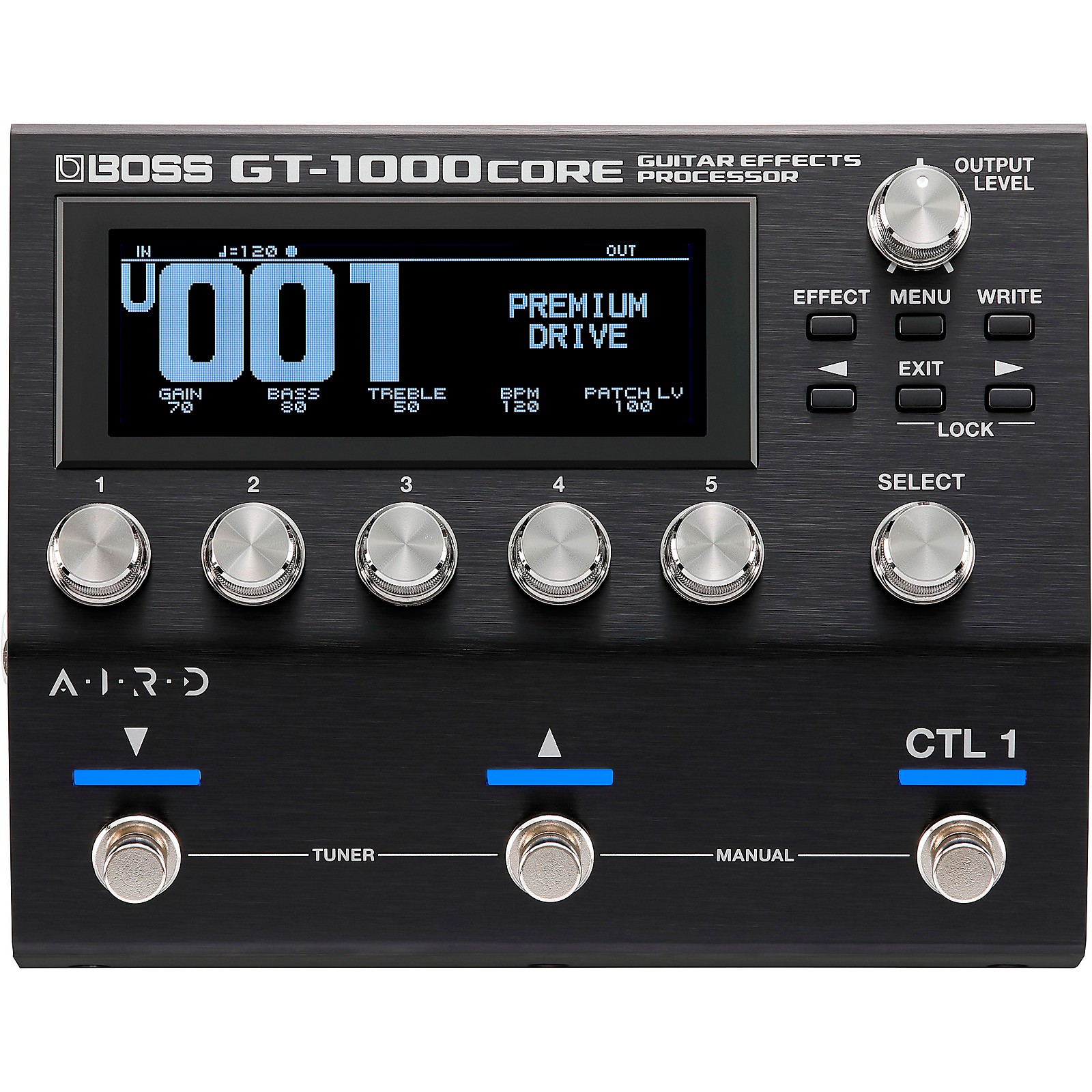 BOSS GT-1000CORE Multi-Effects Processor Black