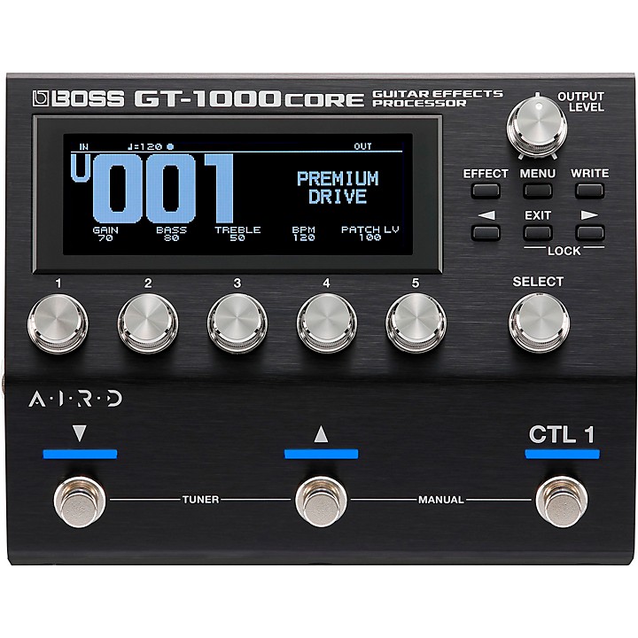 BOSS GT-1000CORE Multi-Effects Processor Black | Guitar Center