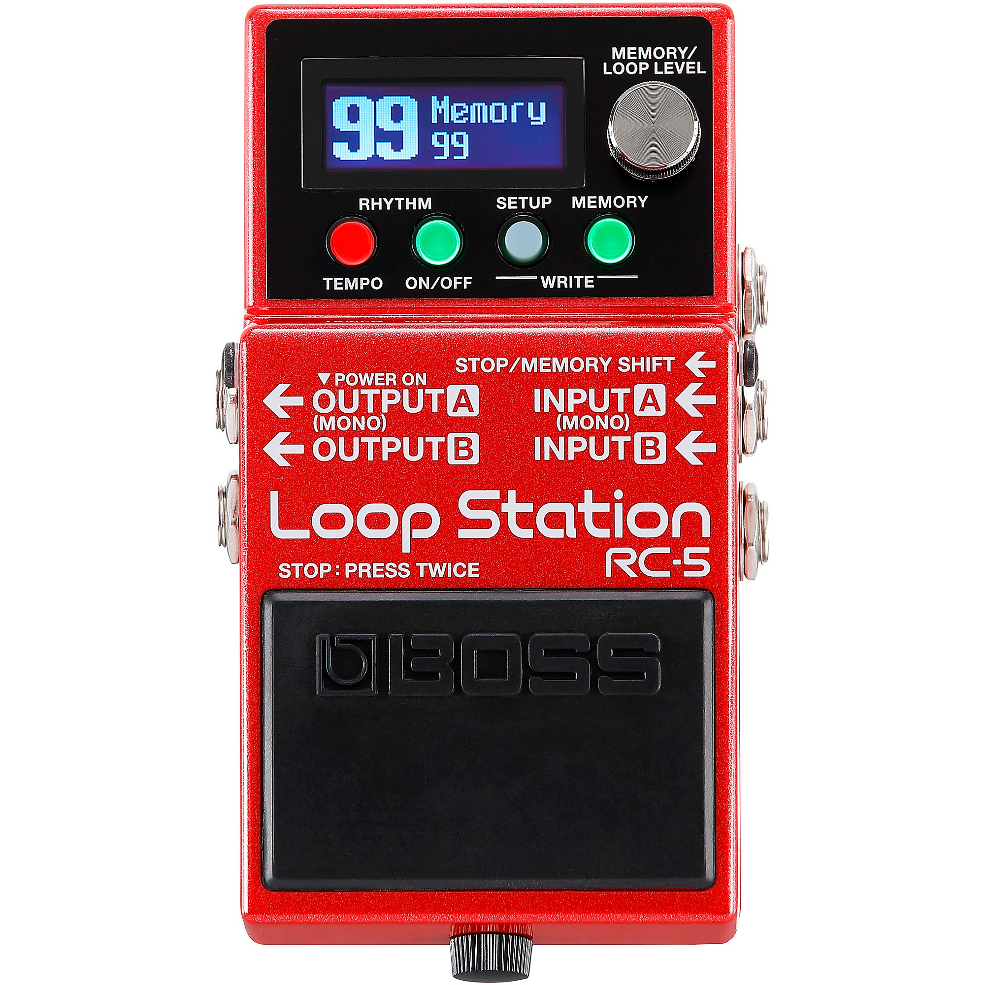 BOSS RC-5 Loop Station Effects Pedal Red | Guitar Center