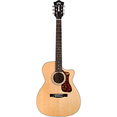 Guild Om-140Ce Westerly Collection Orchestra Acoustic-Electric Guitar Natural for sale
