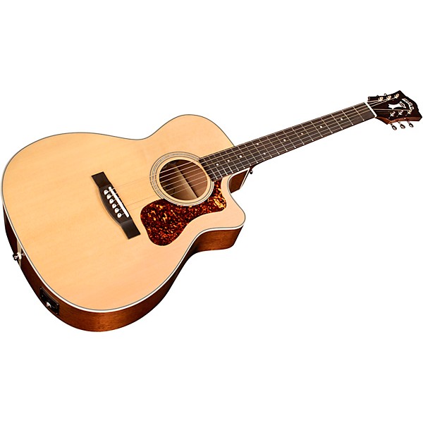 Guild OM-140CE Westerly Collection Orchestra Acoustic-Electric Guitar Natural