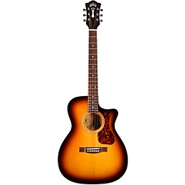 Guild OM-140CE Westerly Collection Orchestra Acoustic-Electric Guitar Antique Burst