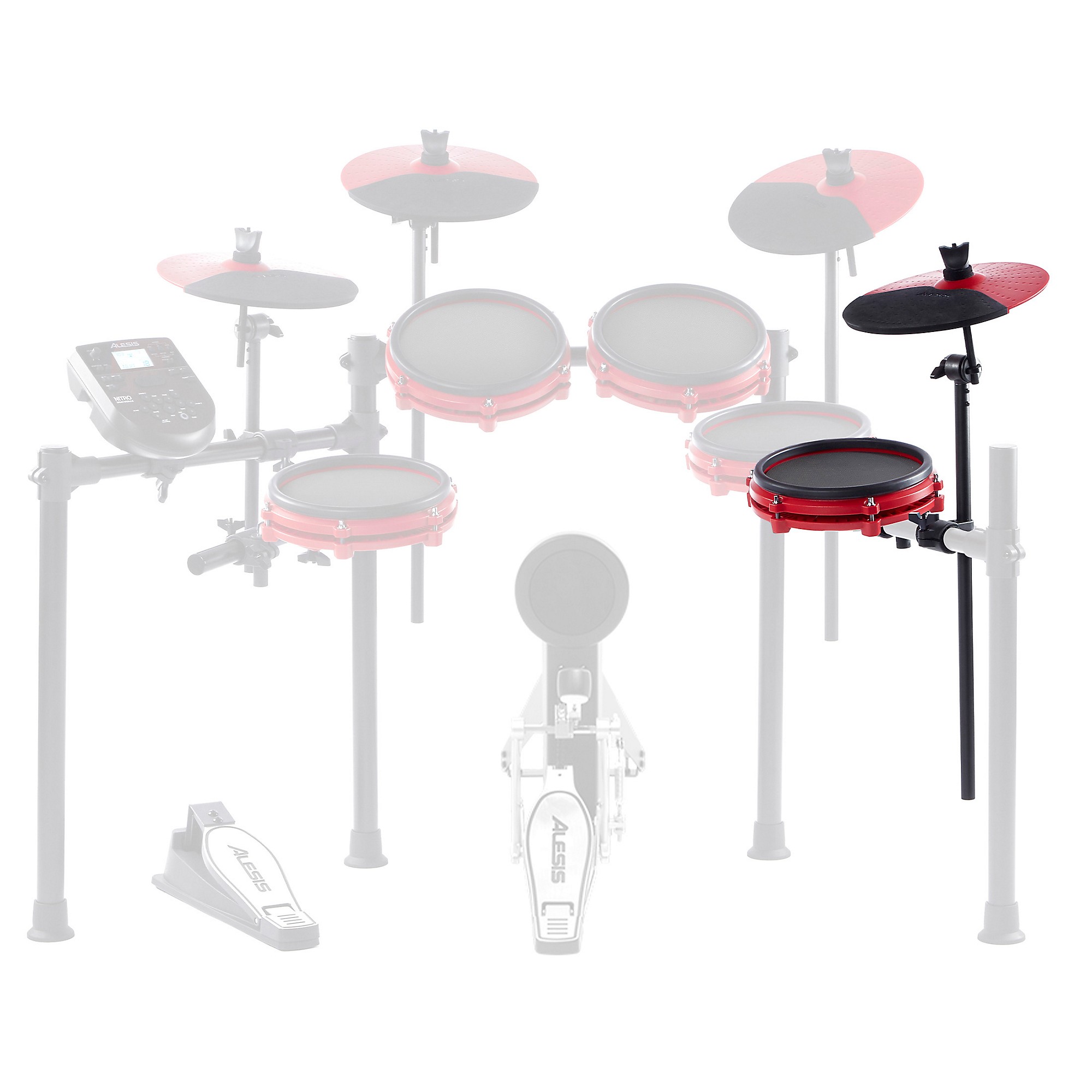 Alesis nitro deals mesh cymbal expansion