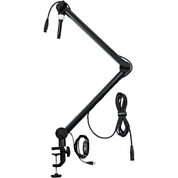 Gator Professional Broadcast Boom Mic Stand With LED Light