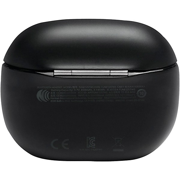 JBL TUNE 125TWS Wireless In-Ear Headphones Black