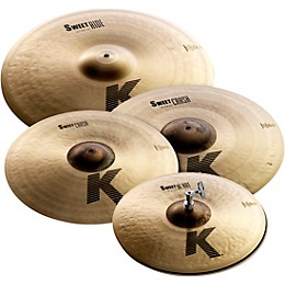 Zildjian K Sweet Cymbal Pack, 15", 17", 19", 21" With Free 19" Crash