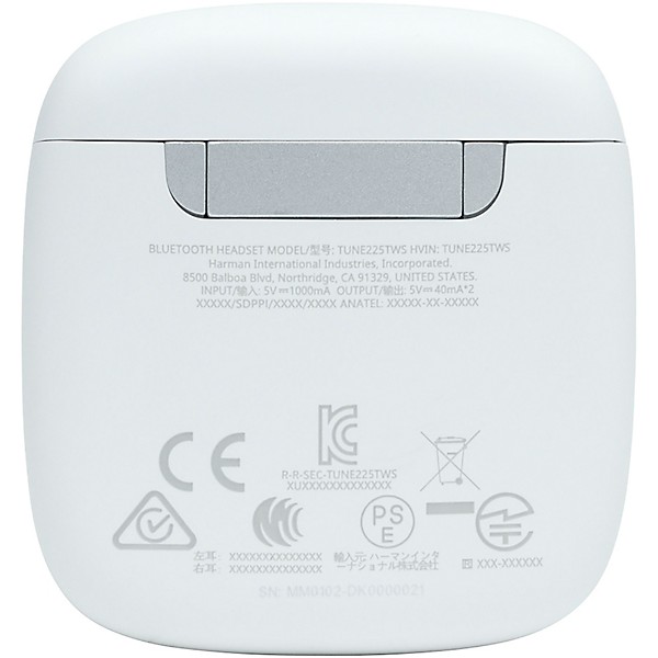 JBL Tune225TWS Wireless Ear-Bud White