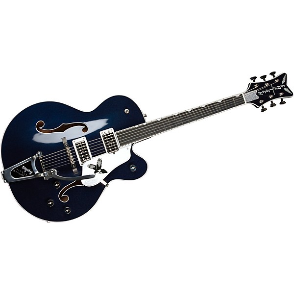 Gretsch Guitars G6136T-RR Rich Robinson Signature Falcon With Bigsby Raven's Breast Blue