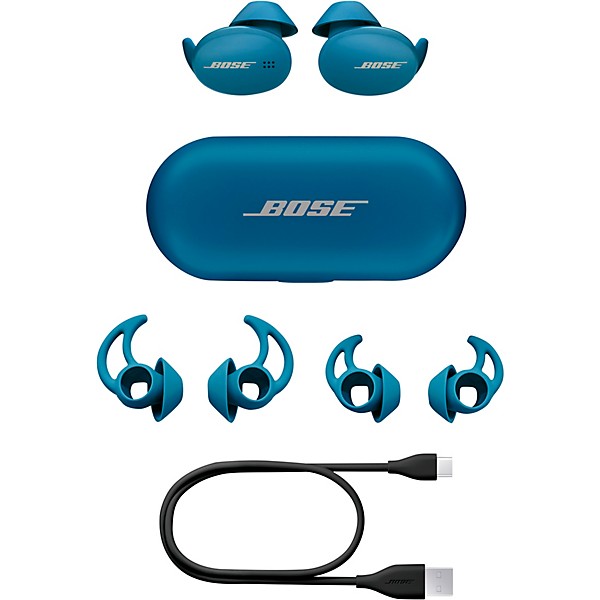 イヤホン BOSE SPORT EARBUDS BALTIC BLUEWW Bose Sport Earbuds Baltic Blue | Guitar Center