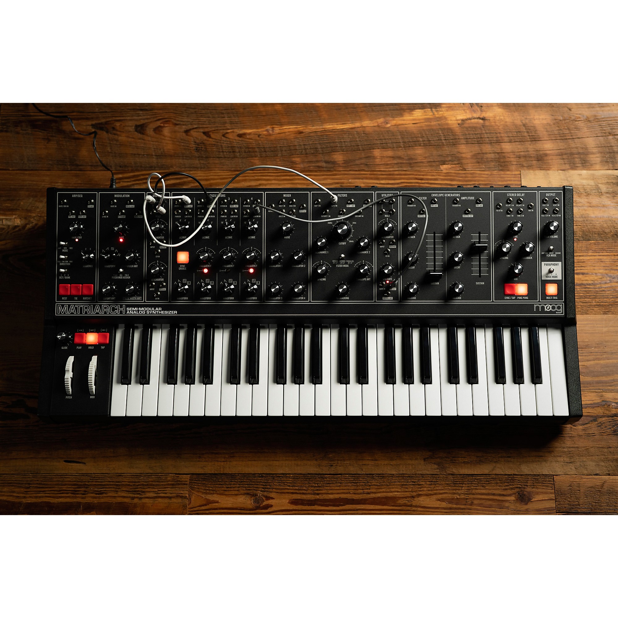 Moog matriarch deals dark