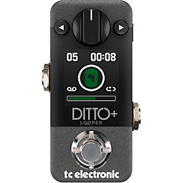 TC Electronic Ditto+ Looper Effects Pedal Black