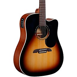 Alvarez Regent Series Dreadnought Cutaway Acoustic-Electric Guitar Sunburst