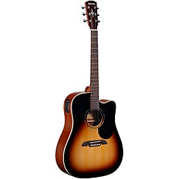 Alvarez Regent Series Dreadnought Cutaway Acoustic-Electric Guitar Sunburst