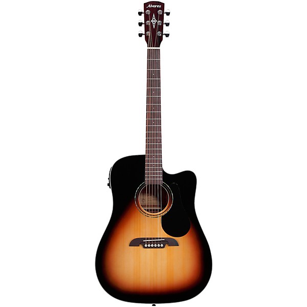 Alvarez Regent Series Dreadnought Cutaway Acoustic-Electric Guitar Sunburst