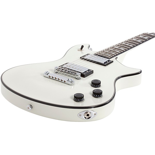 Open Box Schecter Guitar Research Tempest Custom 6-String Electric Guitar Level 1 Vintage White